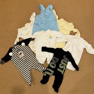 Bundle Of Baby Boy Onesies